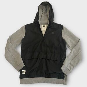 Lira CRTV SCTY Men’s Pullover Small Hooded Quarter Zip Sweatshirt Jacket Casual